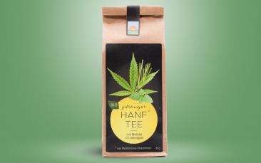 Zitroniger Bio-Hanftee mit Melisse & Lemongras Tüte 40g