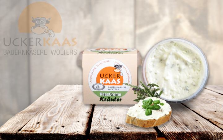 Kaascreme, Schmelzkäse Kräuter-Becher 100g