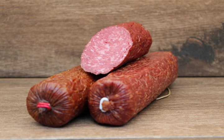 Wildschweinsalami mit Thymian Stück ca. 230g