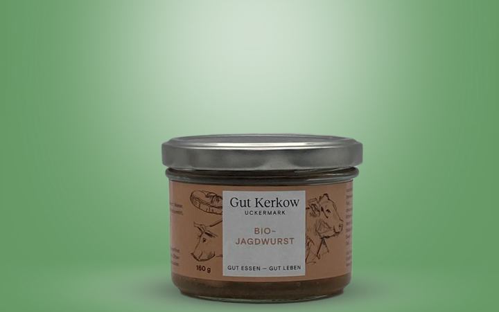 Bio Jagdwurst im Glas 160g