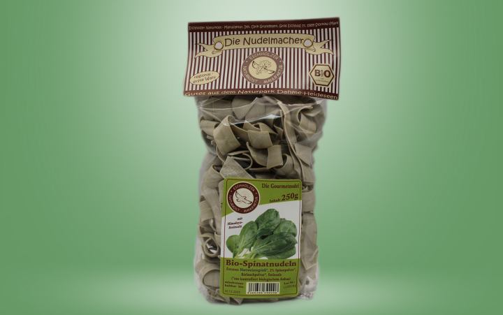 Bio-Spinatnudeln Tüte 250g