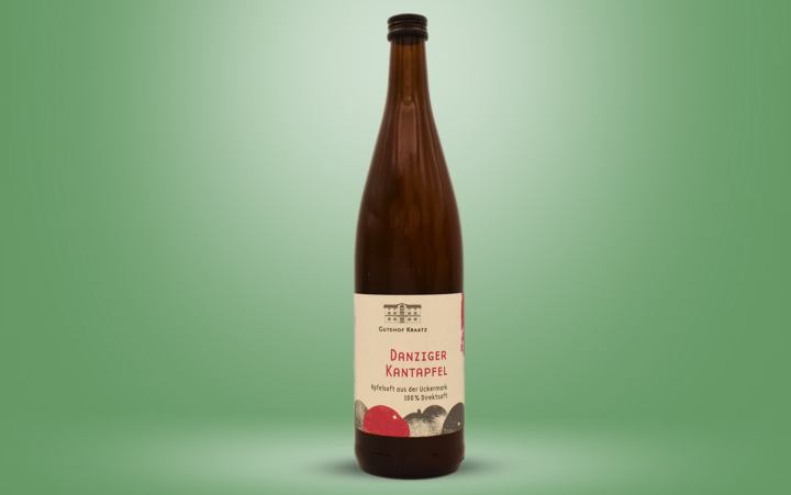Bio-Apfelsaft "Danziger Kantapfel" Flasche 0,75l